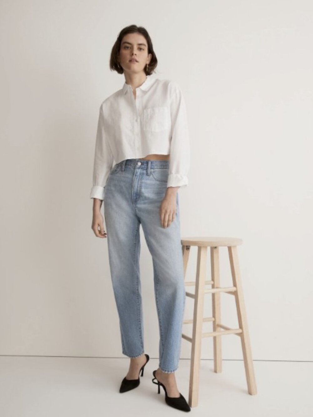 Madewell Baggy Tapered Jeans